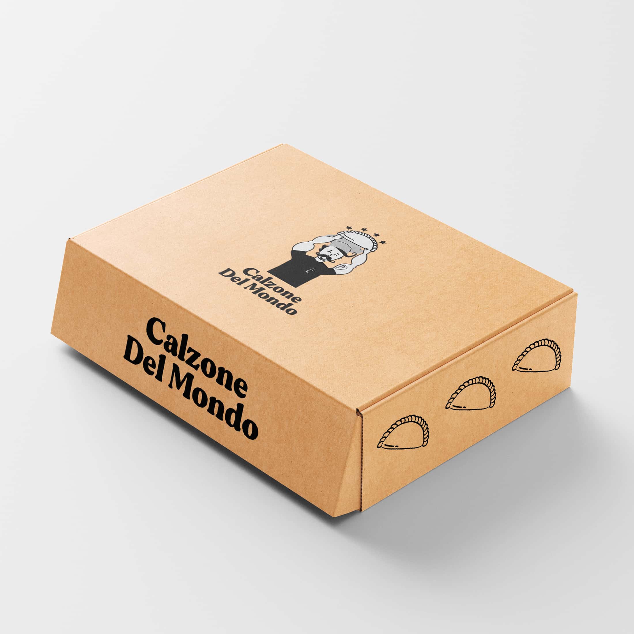 Support print - packaging fermé - Agence Crapules - Calzone Del Mundo