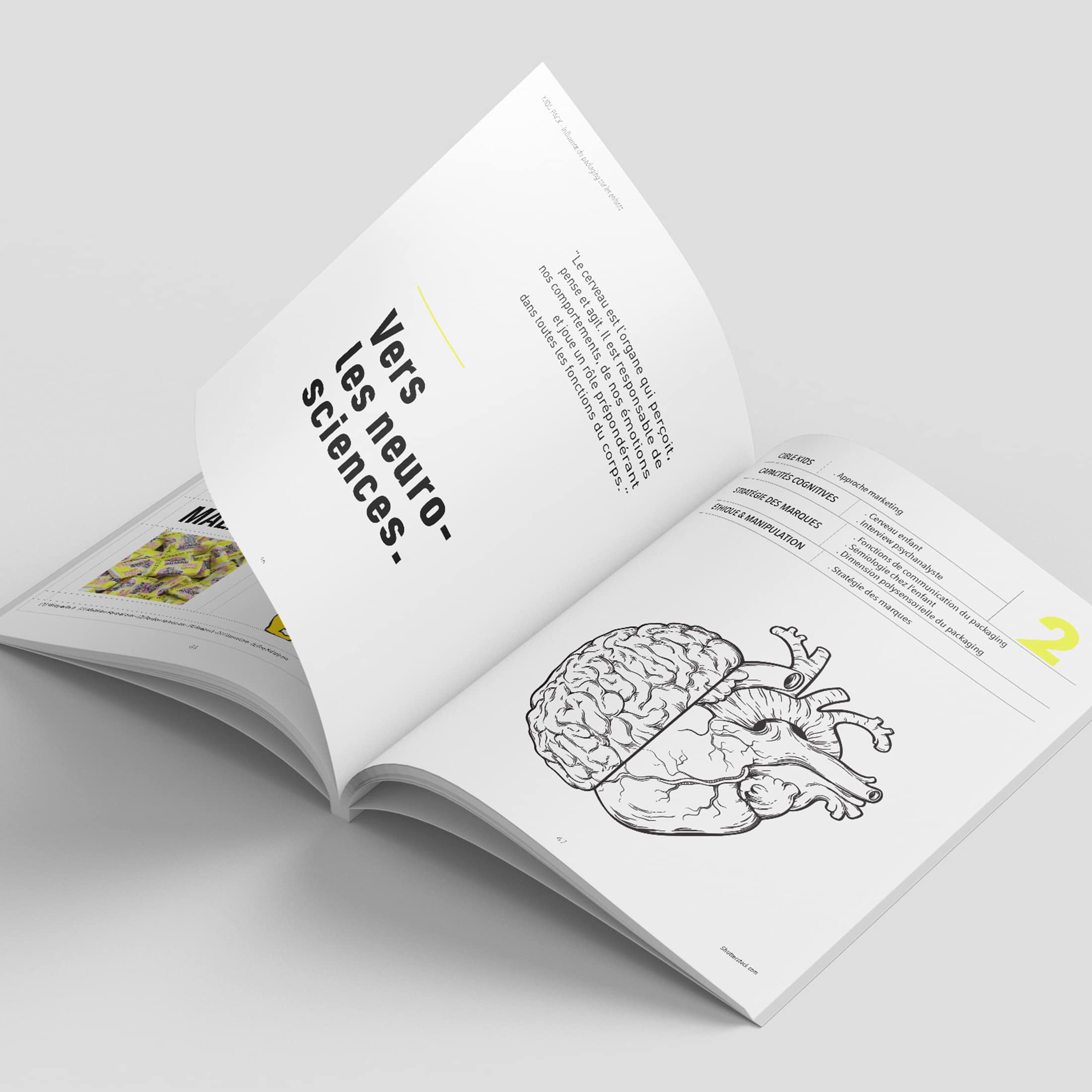 Support print - édition - Agence Crapules - Vers les neurosciences
