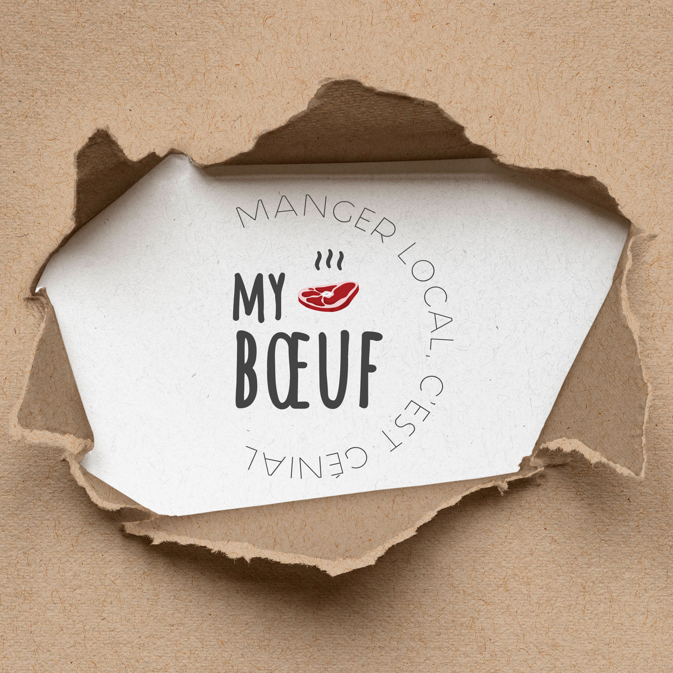 Identité visuelle - stratégie d'identité - Agence Crapules - My Boeuf